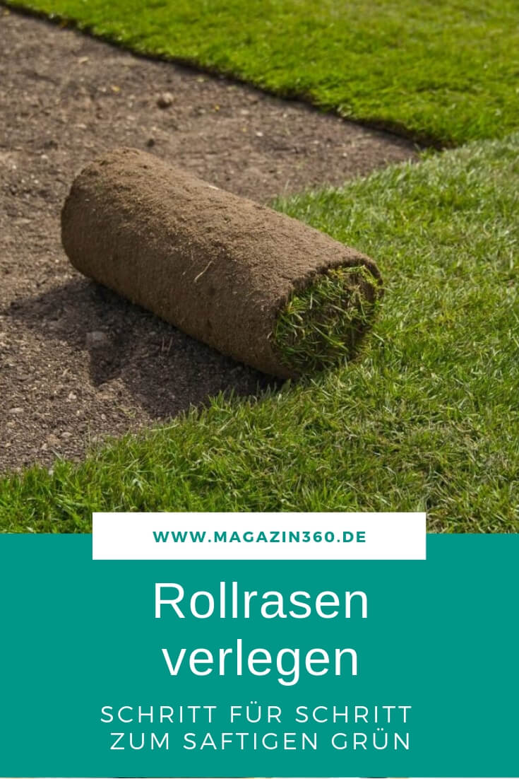 Rollrasen verlegen - Schritt für Schritt zum saftigen Grün