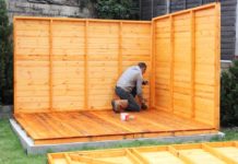 Gartenhaus mit Anbau – Untergrund und Pflege Gartenhaus mit Anbau - Aufbau, Untergrund und Pflege